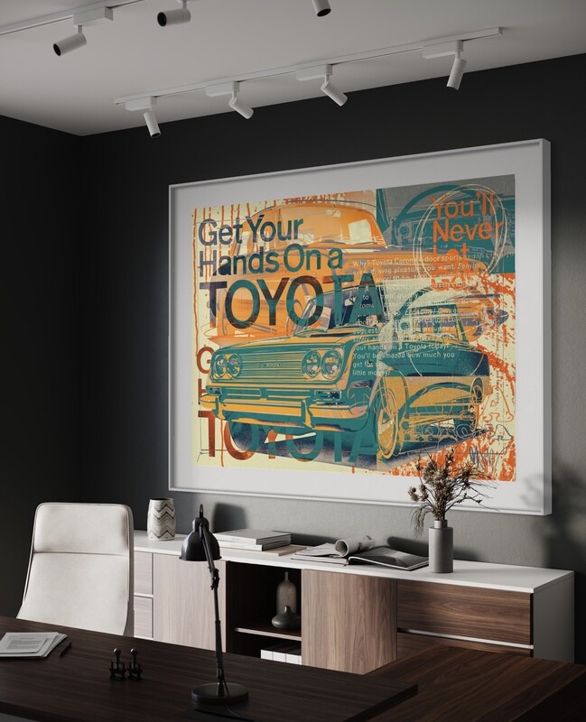 1967 Toyota Corona "You'll Never Let Go" Ad Concept (Vintage Color)
