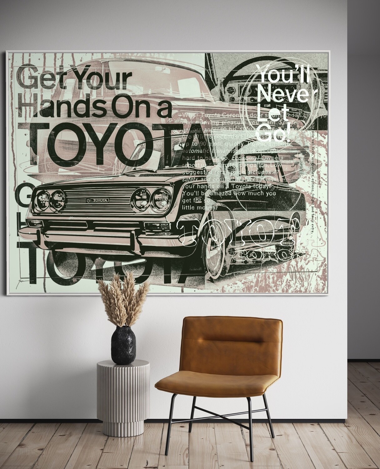 1967 Toyota Corona "You'll Never Let Go" Ad Concept (Desaturated Color)