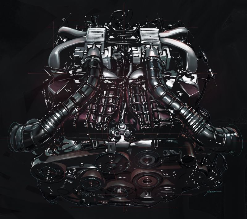 Toyota 1GZ-FE V12 Engine Study
