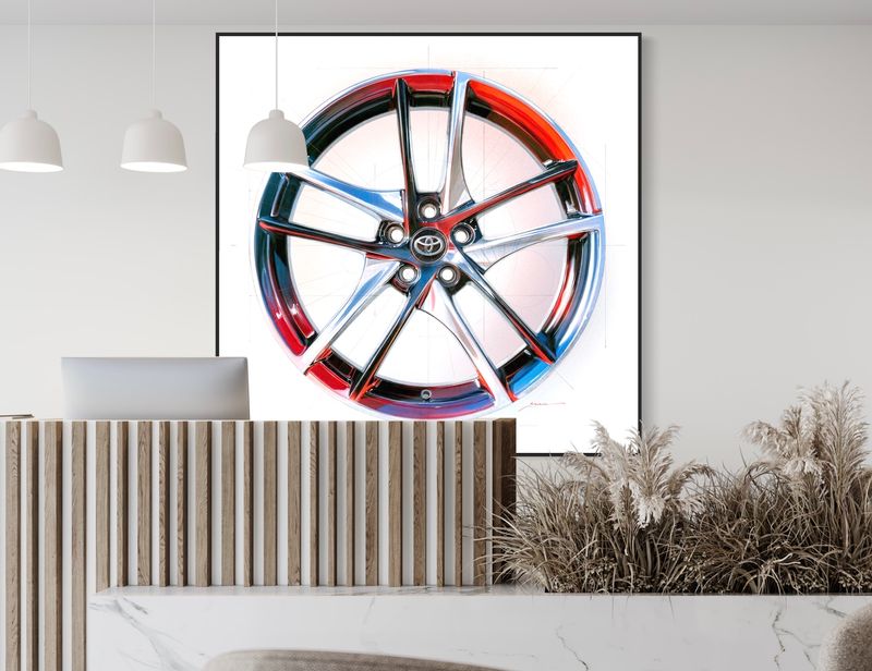 19" Toyota GR Supra OEM Two-Tone Wheel