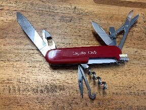 Sackmesser Lagotto-Club (rot)
