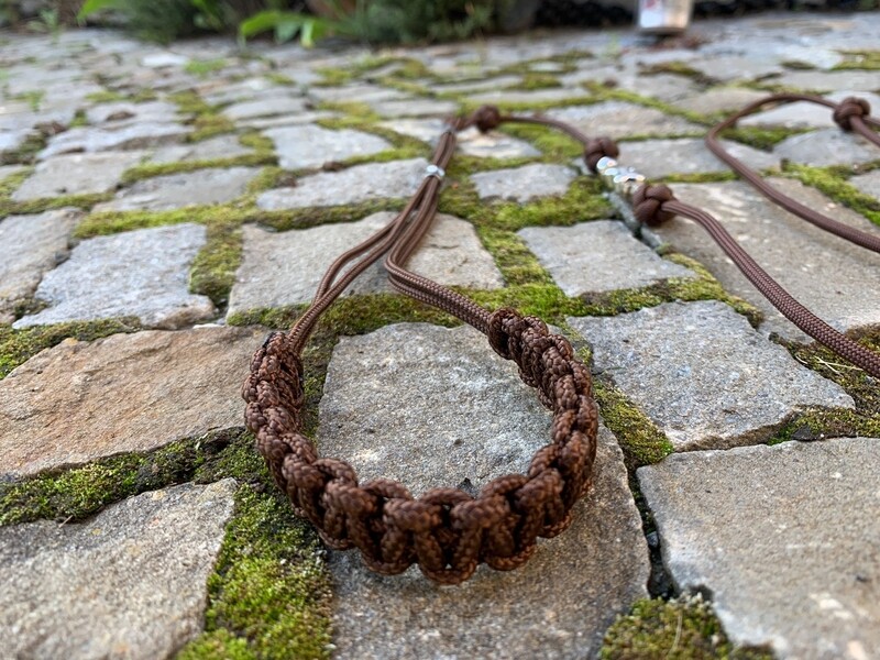 Showleine Paracord mit Kehlschutz