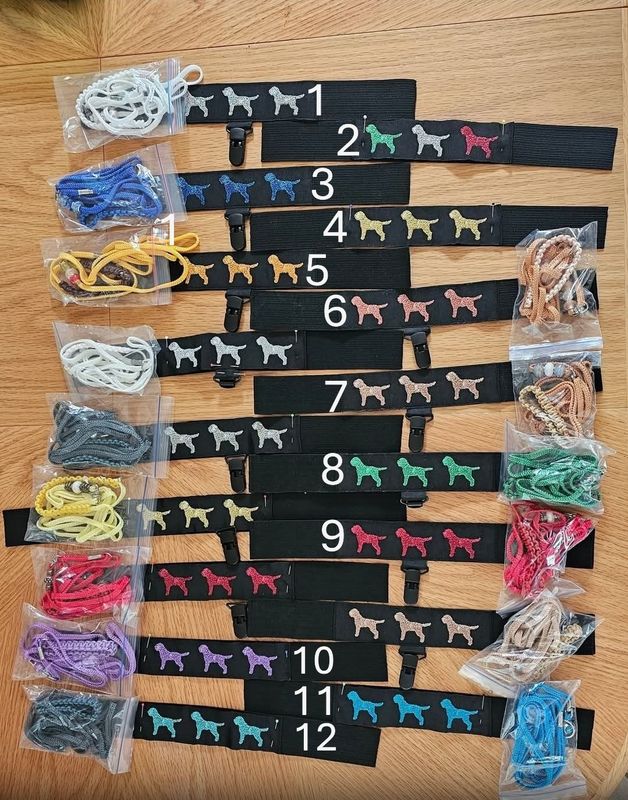 Nummernhalter (ohne Showleine) Nummernhalter (ohne Showleine)