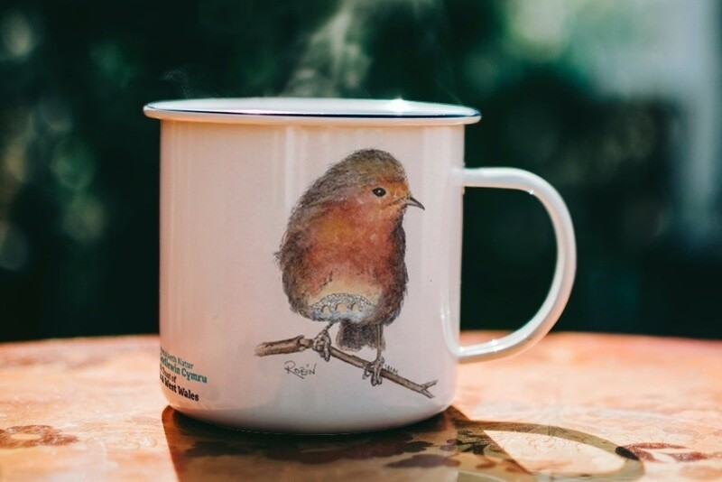WTSWW Judy Maynard Robin Enamel Mug