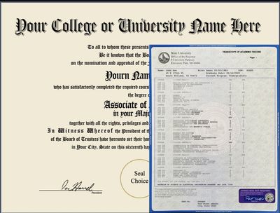 University Diploma / College Diploma / Transcripts &amp; Envelopes