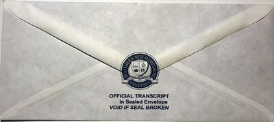 Dignified home school diploma envelope designed to securely store and display graduation certificates