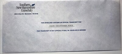 Dignified home school diploma envelope designed to securely store and display graduation certificates