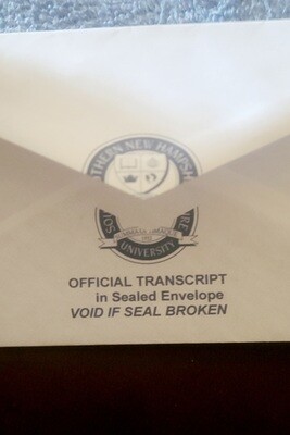 University Transcripts / College Transcripts and Registrar Envelopes