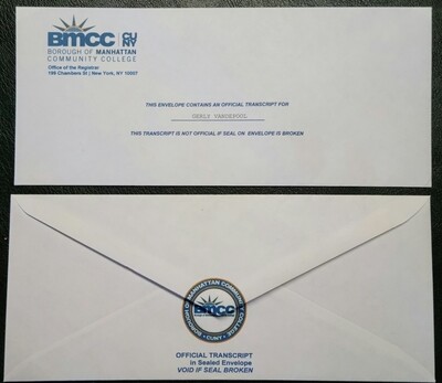Registration Envelopes