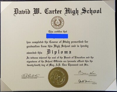 High School Diploma
