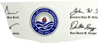 Florida Atlantic College Degree Diploma Replacement
