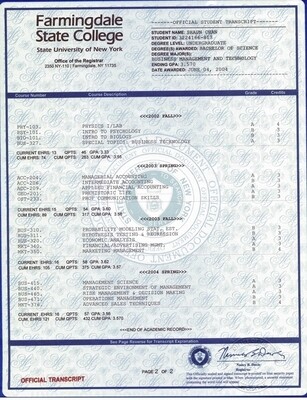 SAME DAY TRANSCRIPTS