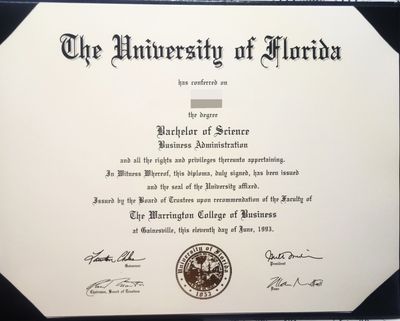 Custom University of Florida Diplomas &amp; Transcripts