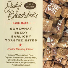 Somewhat Seedy Garlicky Toasted Bites - 5 oz. Somewhat Seedy Garlicky Toasted Bites - 5 oz.
