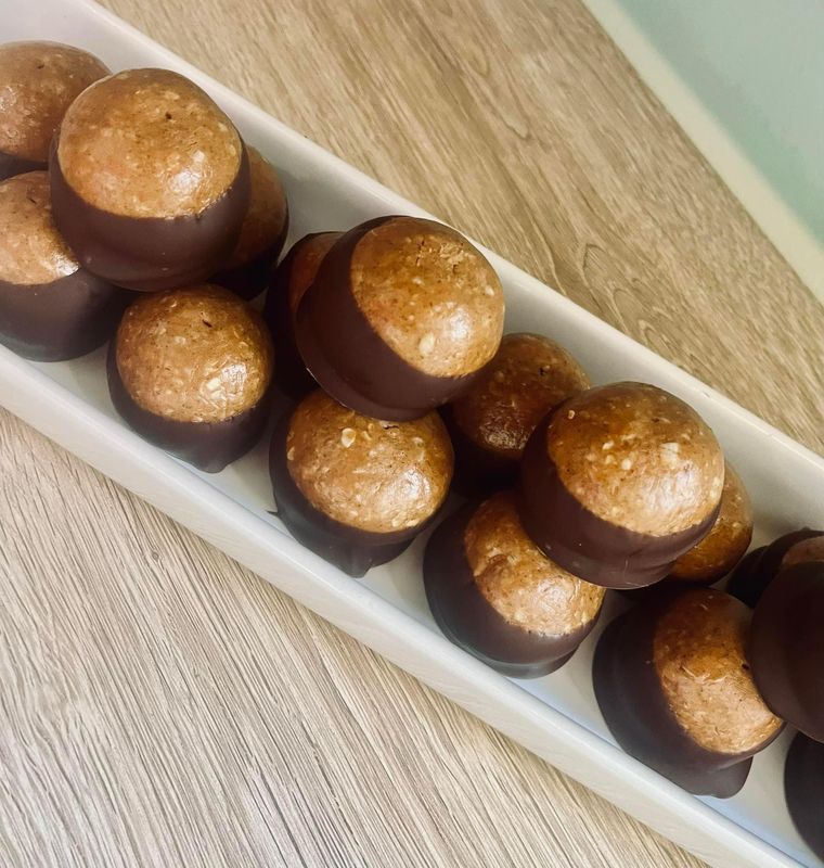 Almond Butter Buckeyes