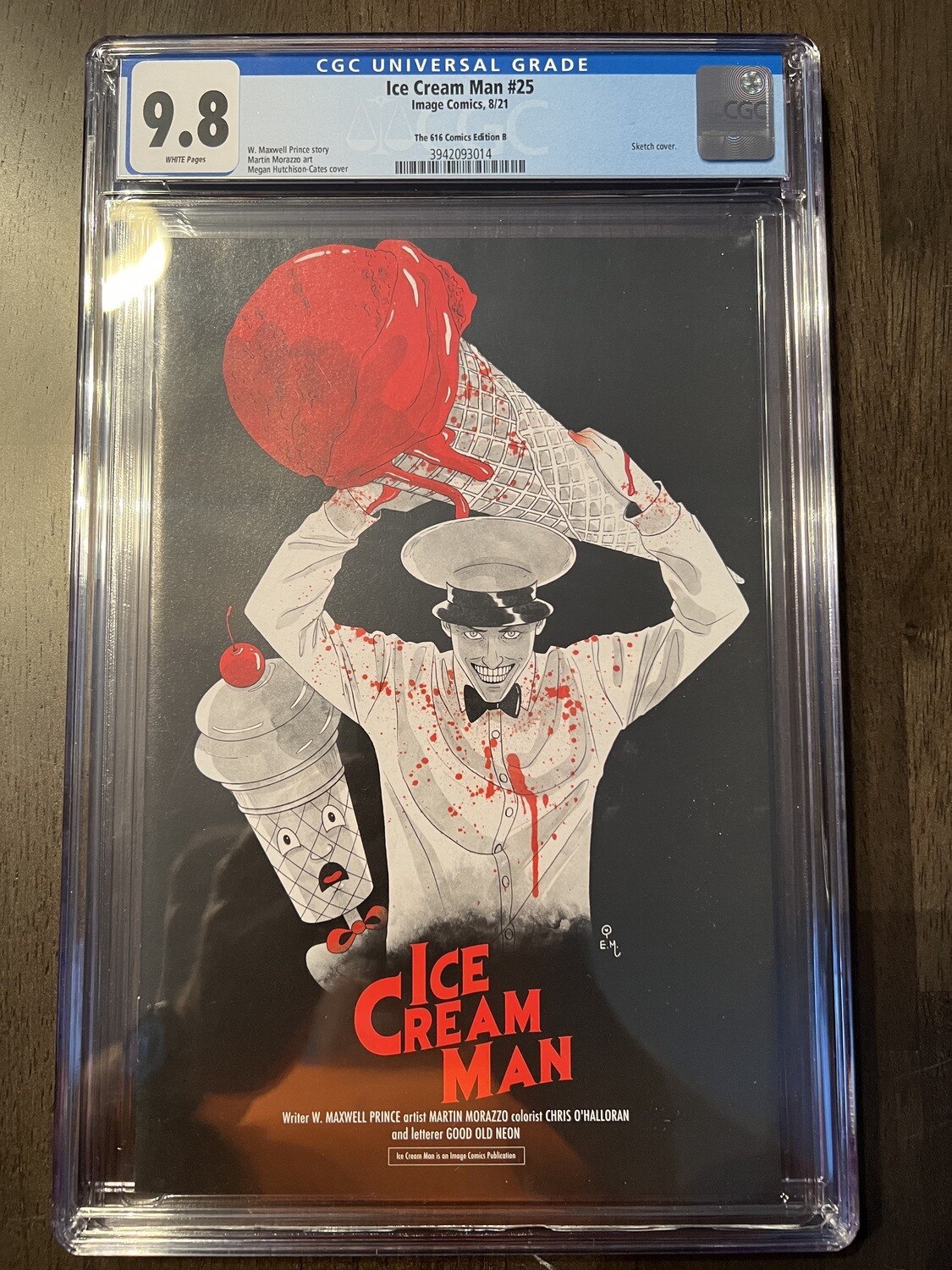 ICE CREAM MAN #25 HUTCHISON-CATES VARIANT GRADED CGC 9.8