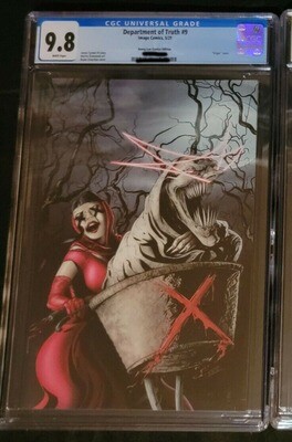 DEPARTMENT OF TRUTH #9 SILVERBAX VARIANT CGC 9.8
