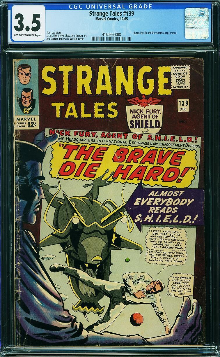 Strange Tales, Vol. 1 #139 CGC 3.5
