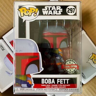 Funko Pop Star Wars : Retro Boba Fett #297 Vinyl Exclusive 