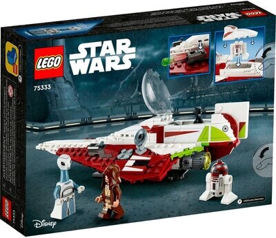 LEGO - Star Wars Obi-Wan Kenobis Jedi Starfighter 75333 Toy Building Kit (282 Pieces)