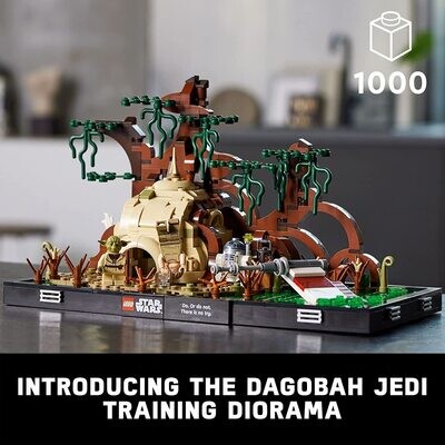 LEGO - Star Wars Dagobah Jedi Training Diorama 75330 Building Kit (1,000 Pieces)