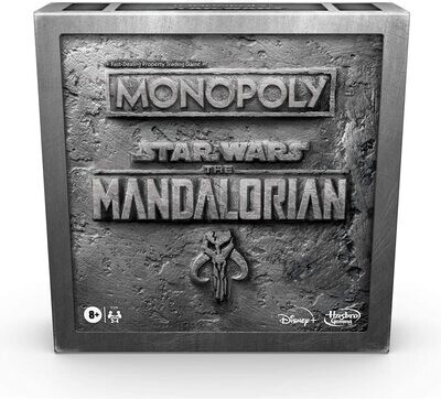 Monopoly: Star Wars The Mandalorian Edition Board Game, Protect The Child (Baby Yoda) from Imperial Enemies SEASON 1 EDITION