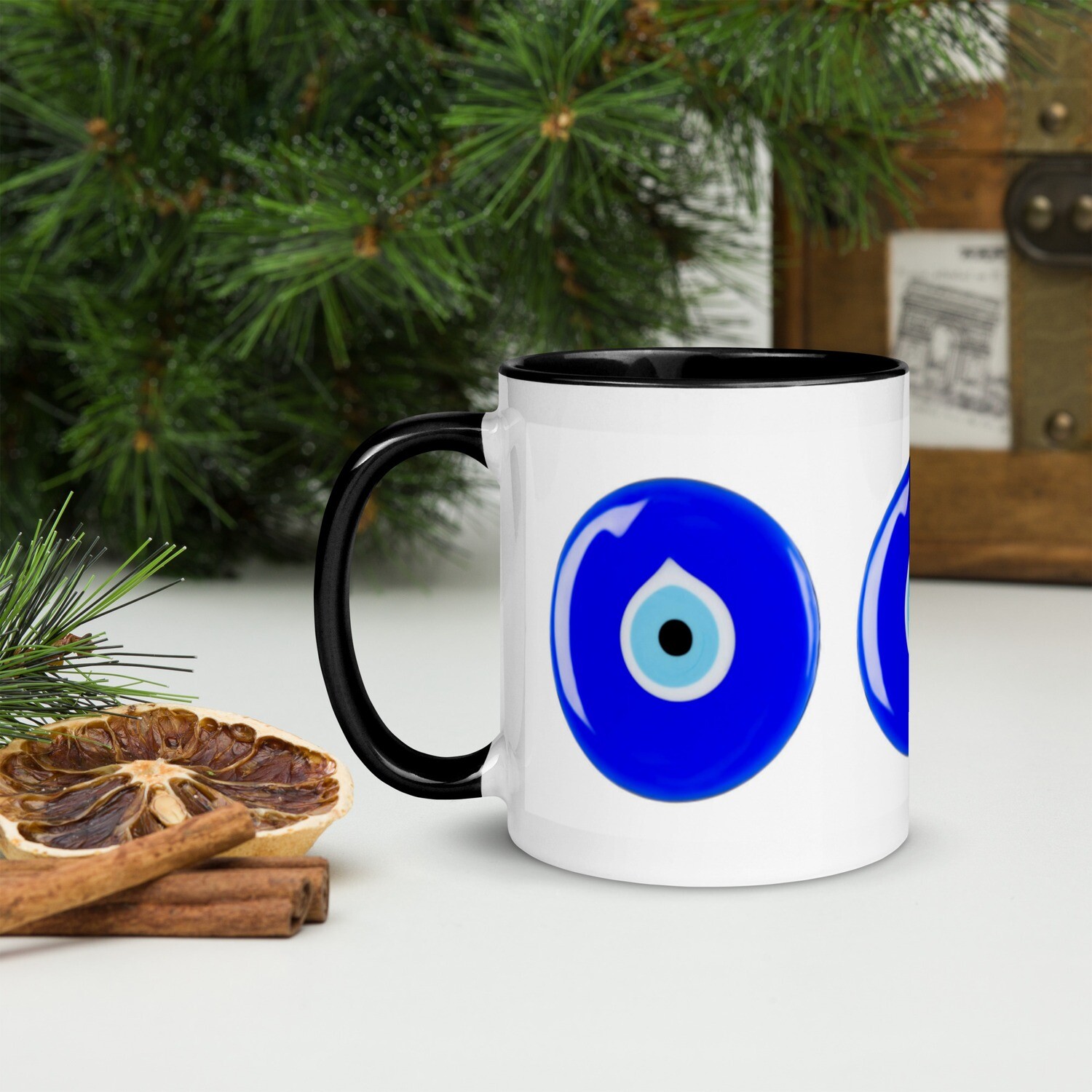 Turkish Evil Eye - Mug with Color Inside
