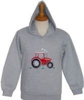 Red tractor Hoodie