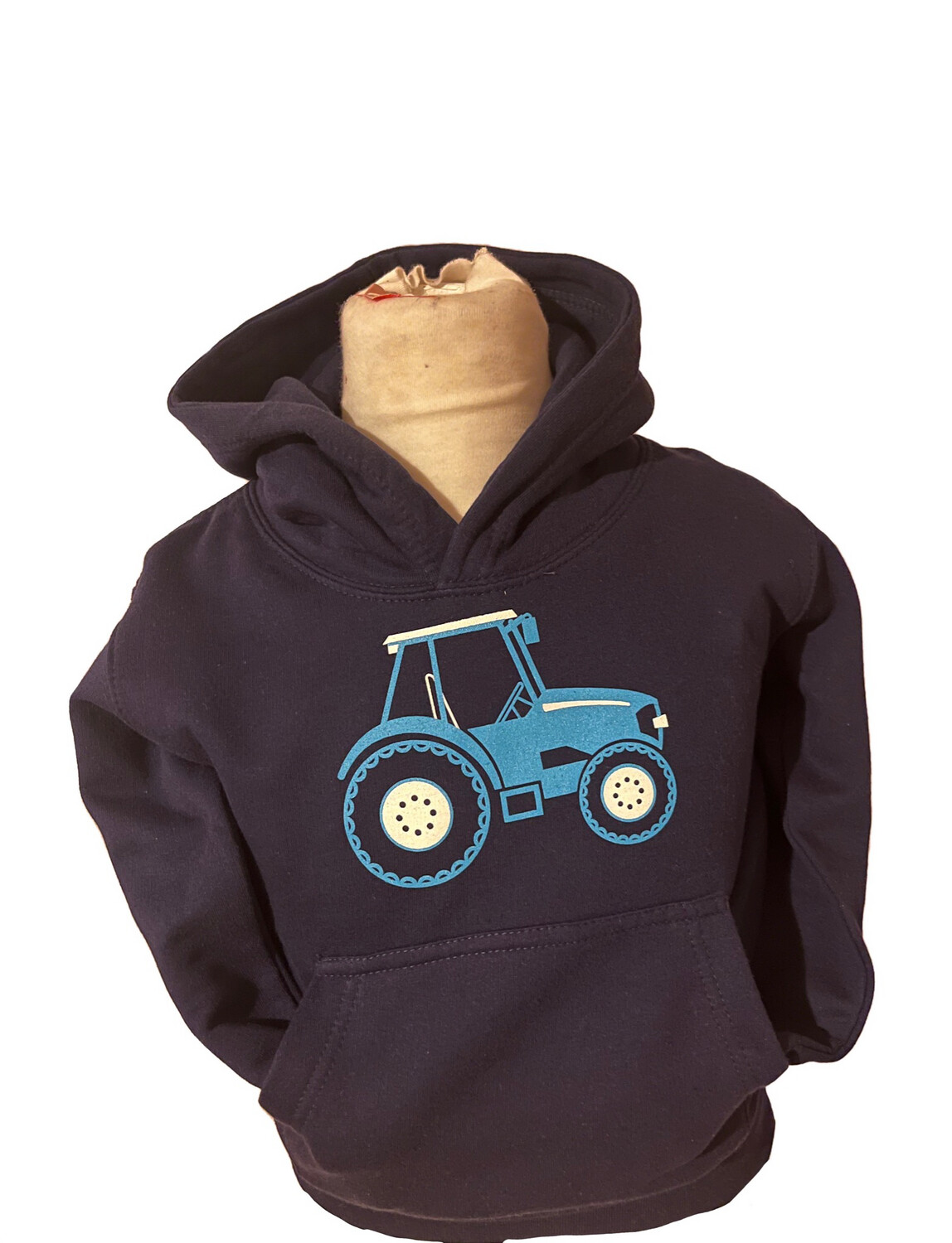 Blue tractor Hoodie