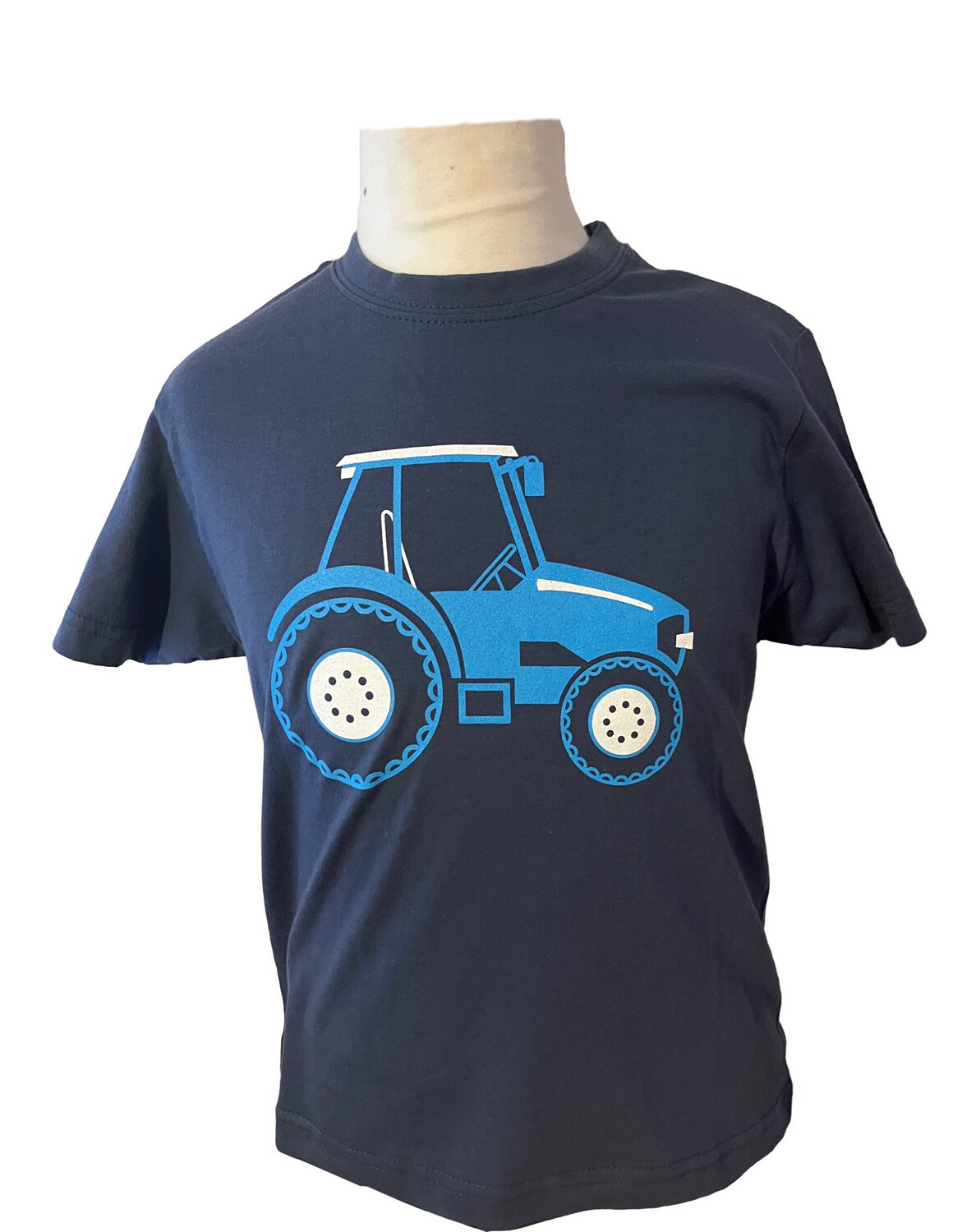 Blue tractor tee