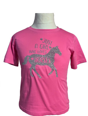 Love Horses Sparkle Tee