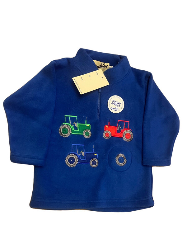 Tractor Trio Fleece With Sound