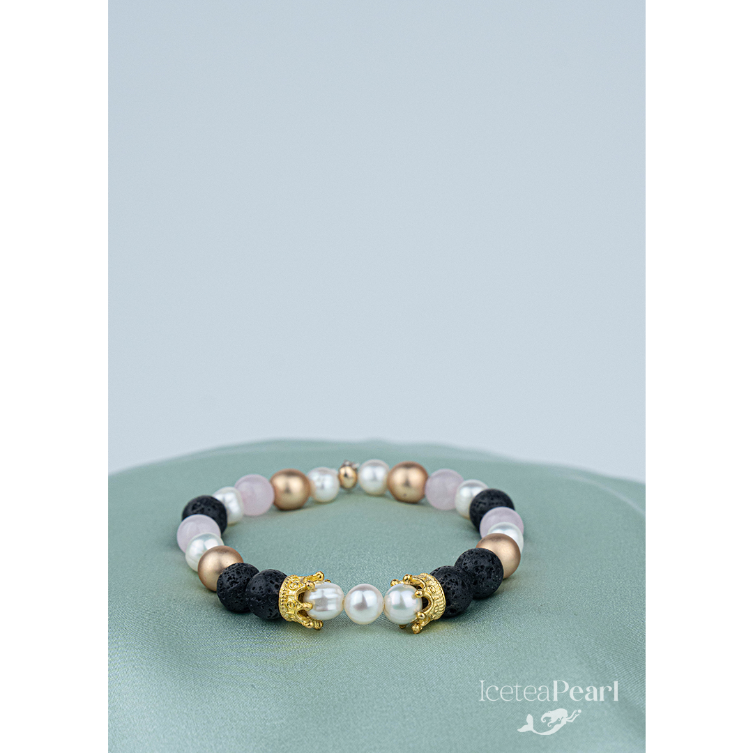 Two &quot;Pink Panther&quot; Bracelets Jewelry