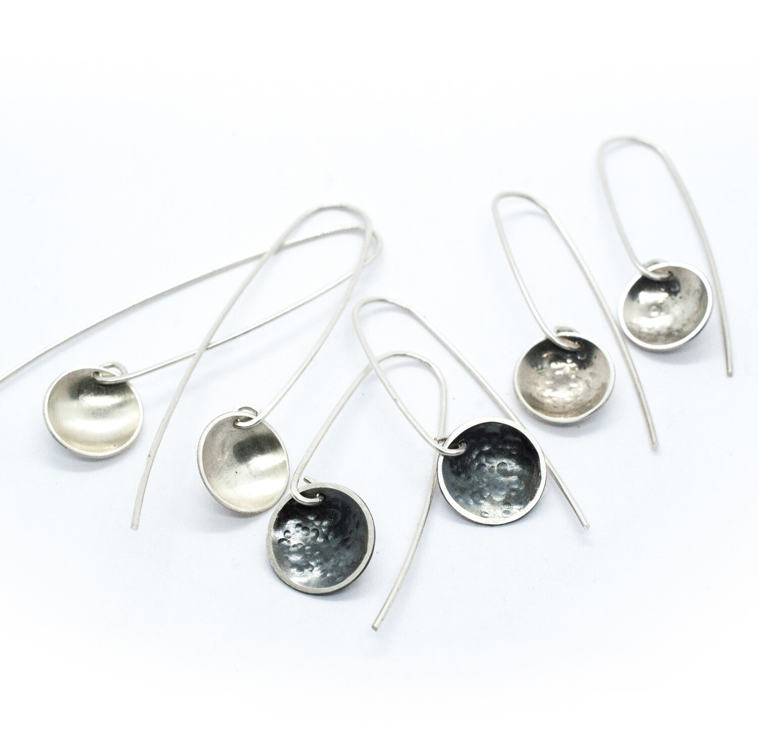 Disk Drop earrings
