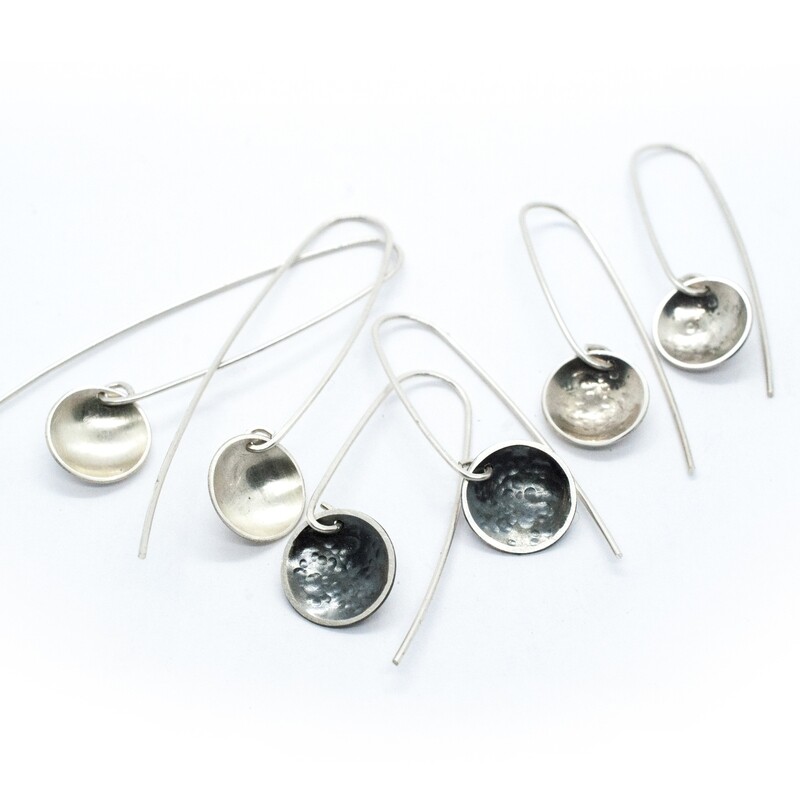 Disk Drop earrings