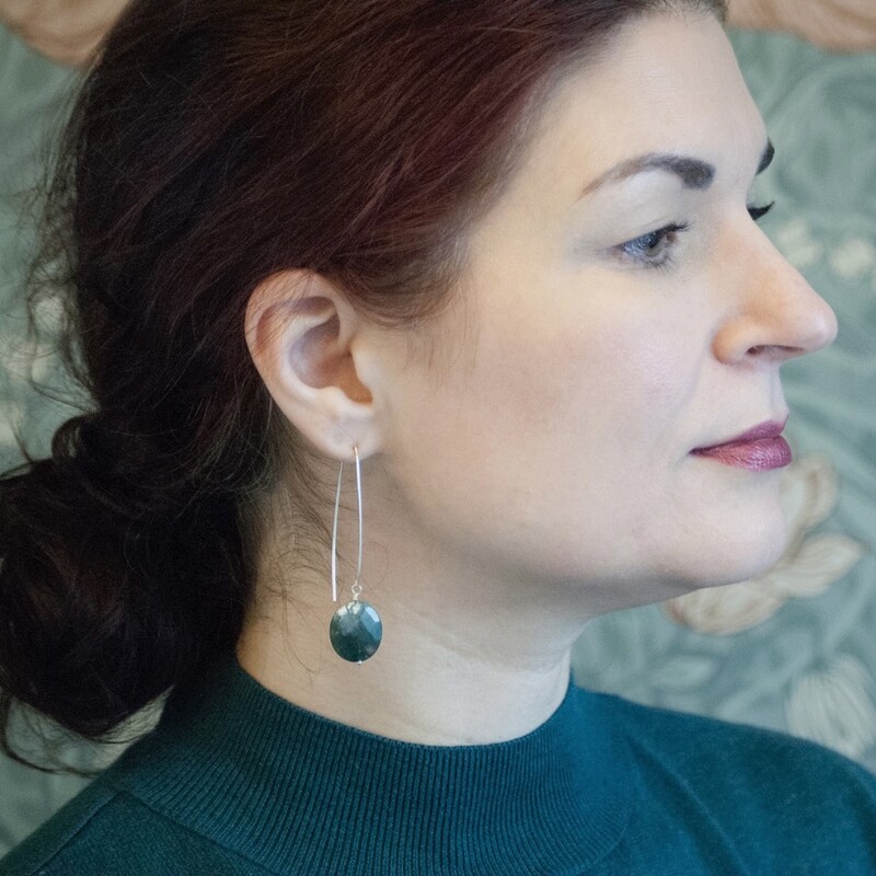Gem Drop earrings