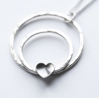 Protected Heart Pendant necklace