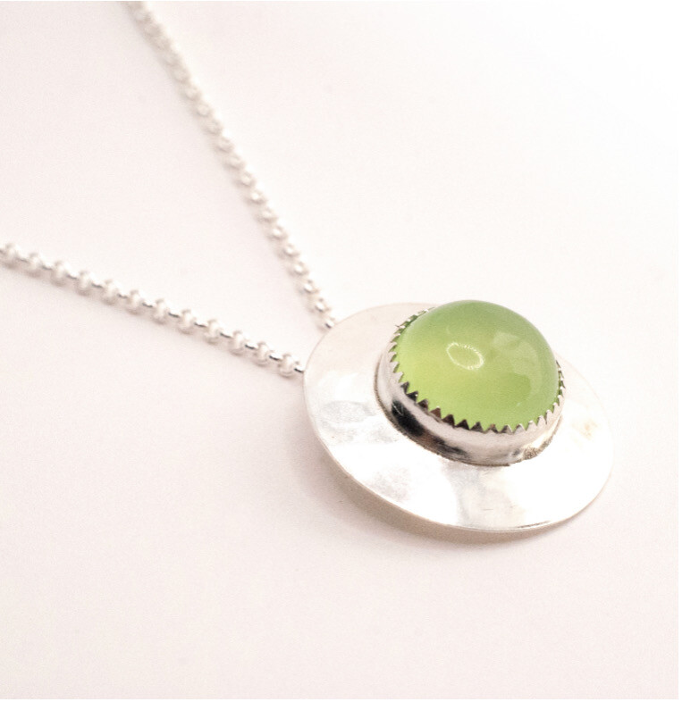 Prehnite Glow pendant