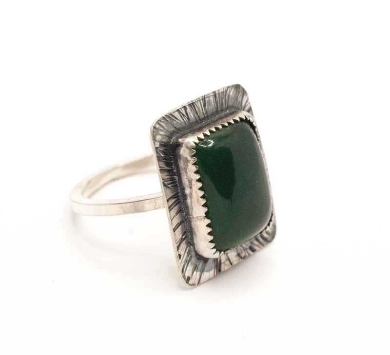 Onyx Deco ring