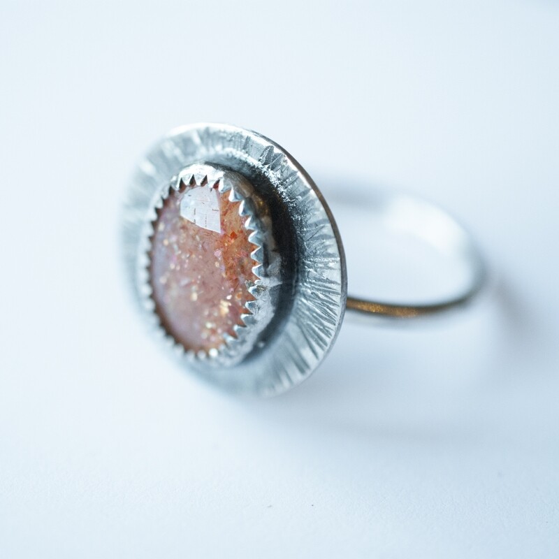Sunstone ring