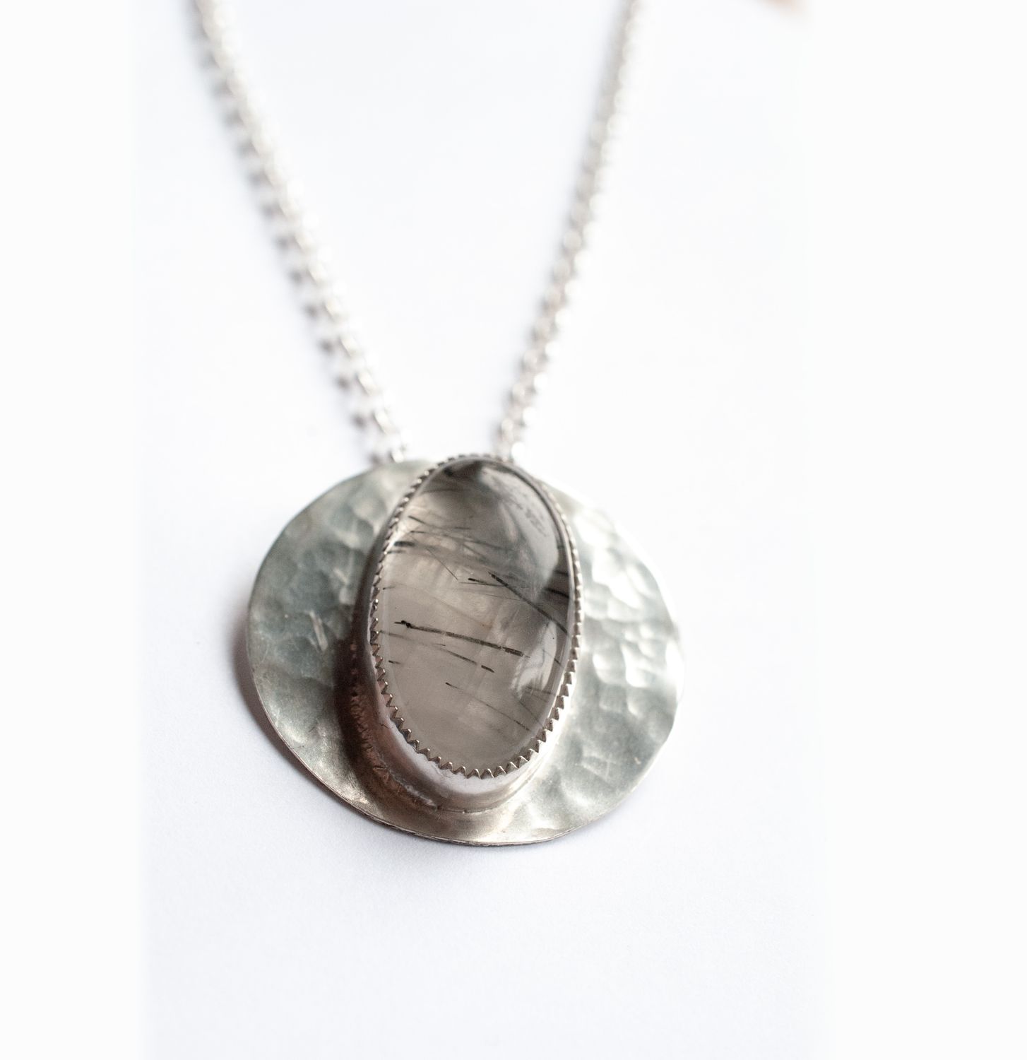 Rultilated Quartz Glow pendant