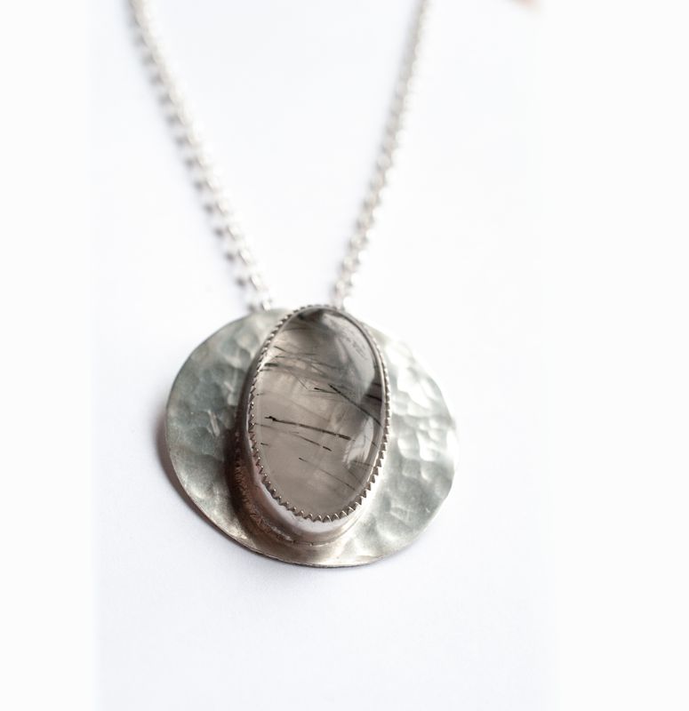 Rultilated Quartz Glow pendant