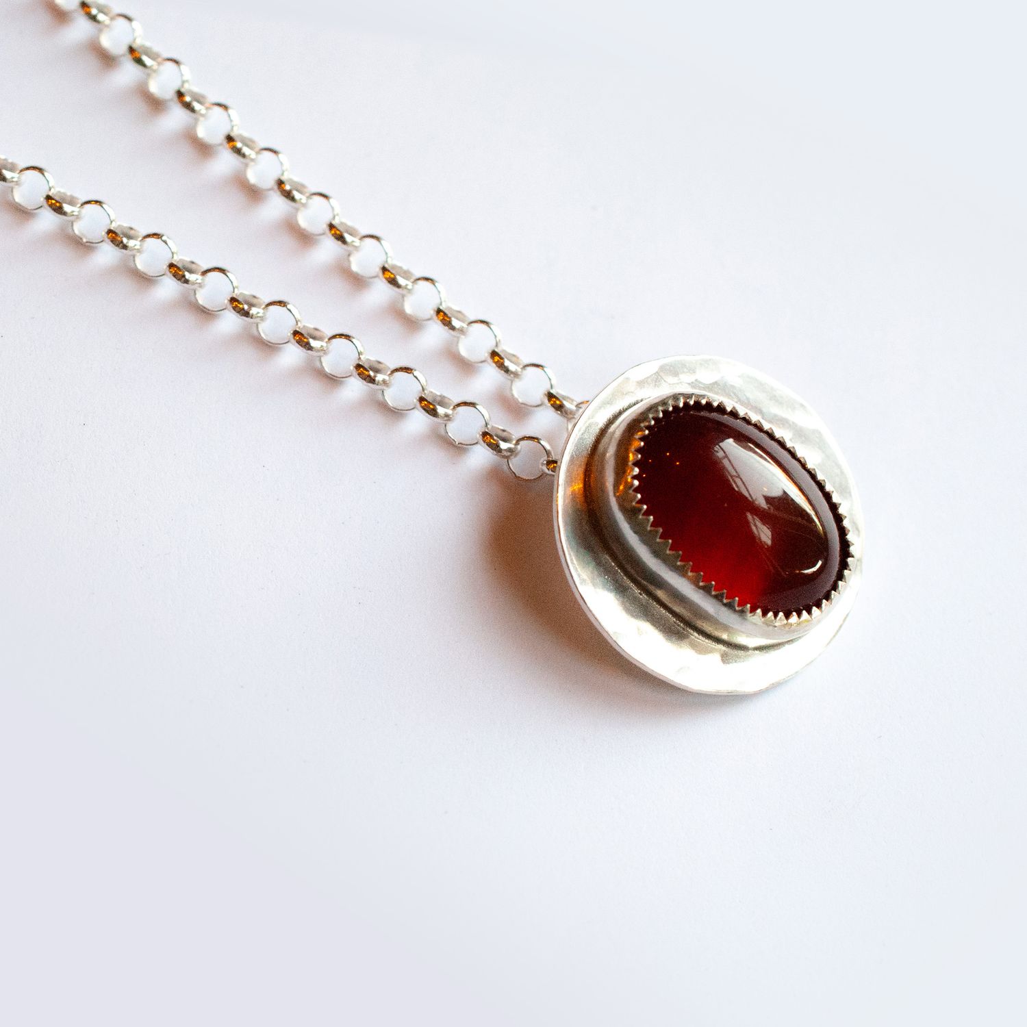 Carnelian Glow pendant