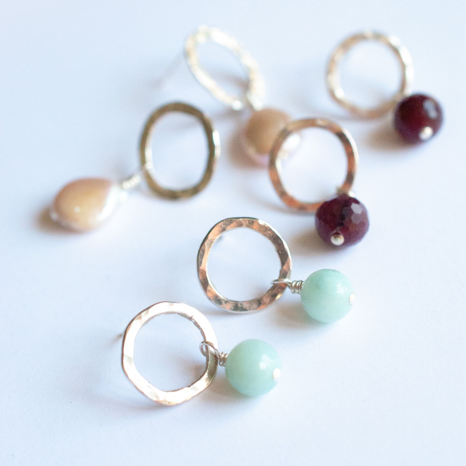 Loop &amp; Gem studs