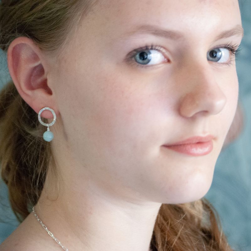 Loop &amp; Gem studs