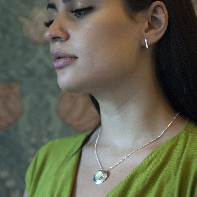 Prehnite Glow pendant
