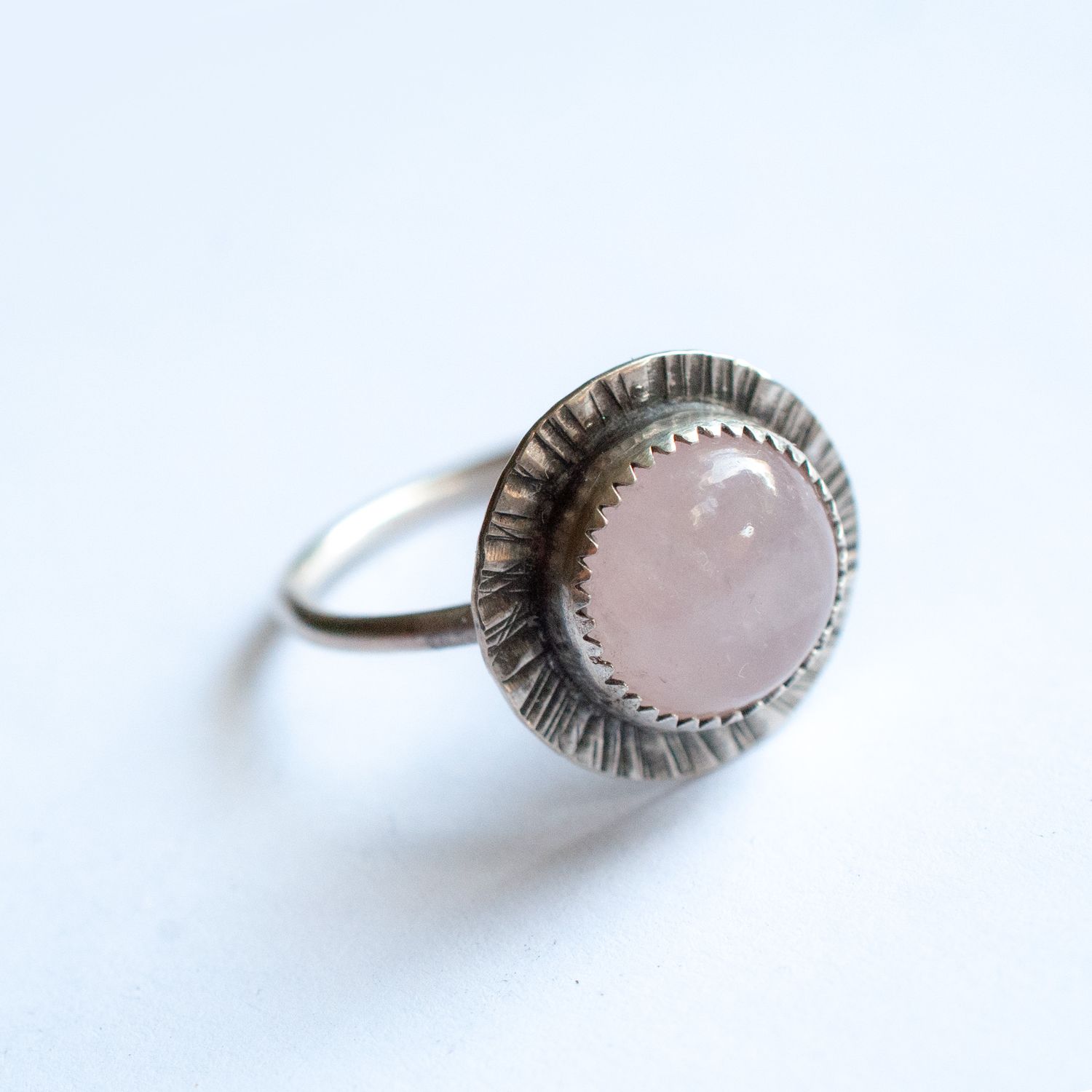 Rosequartz ring