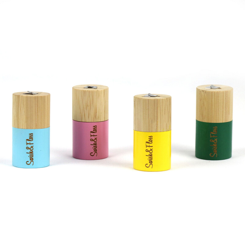 Bamboo Dental Floss in Re-useable container
