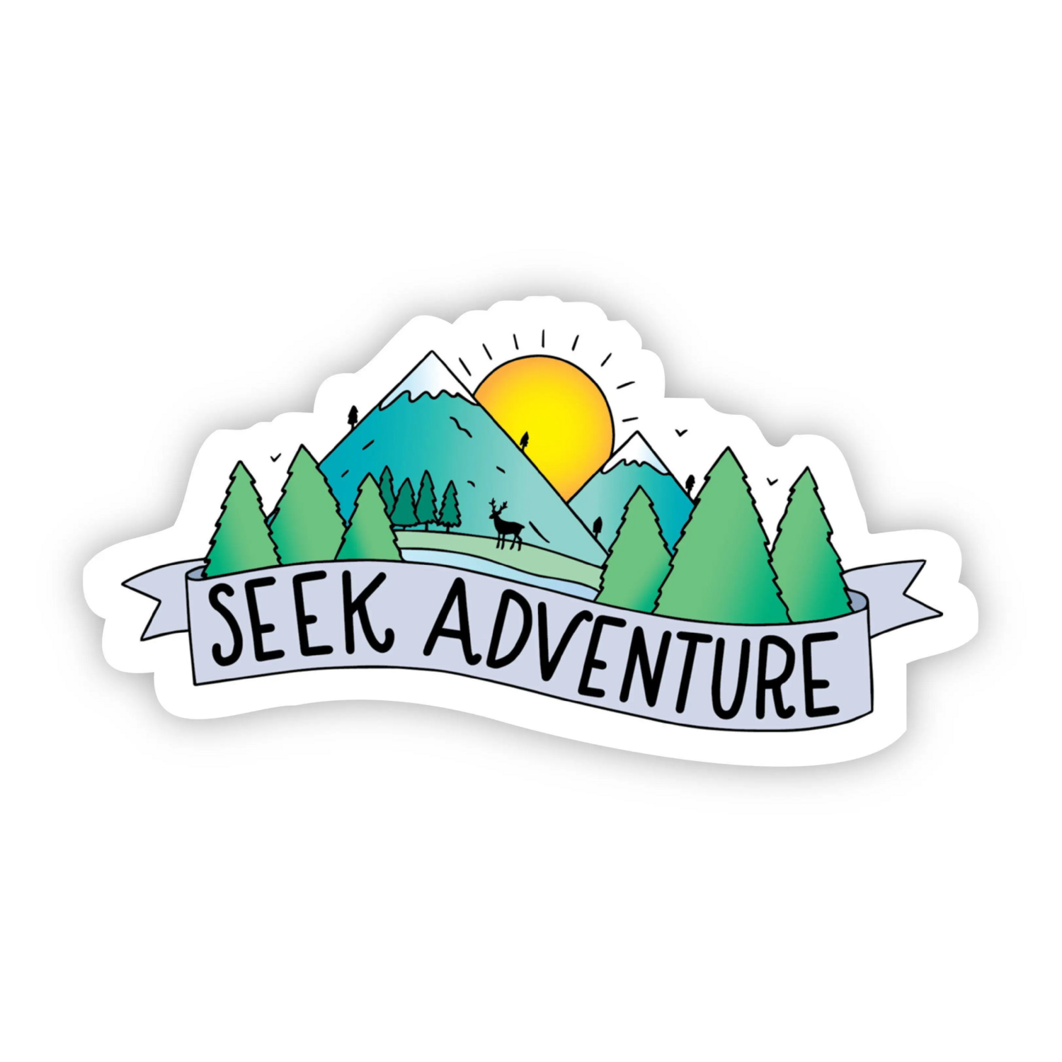 Seek Adventure Sticker