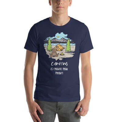 Camping is Cheaper than therapy T-shirt